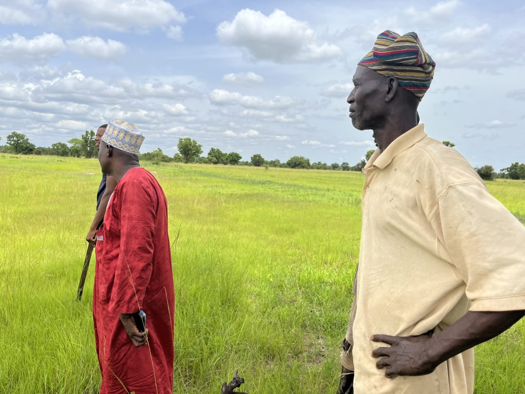Local farmers and representatives of the area